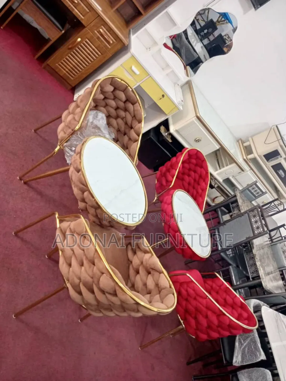 Table Set With 2 Chairs