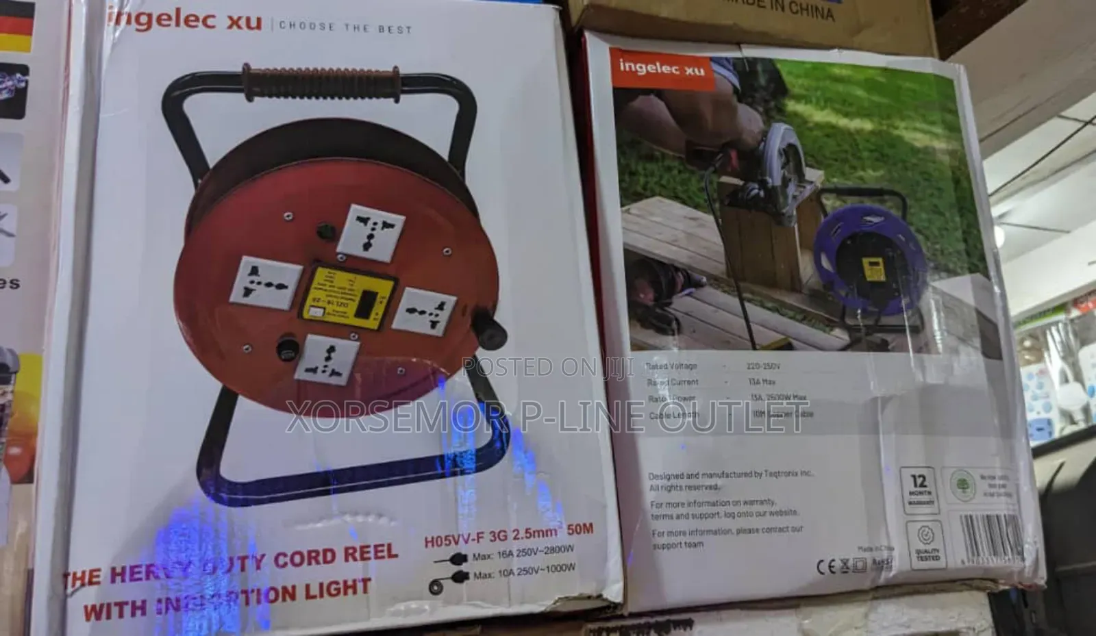 Heavy Duty Code Reel With Indication Light