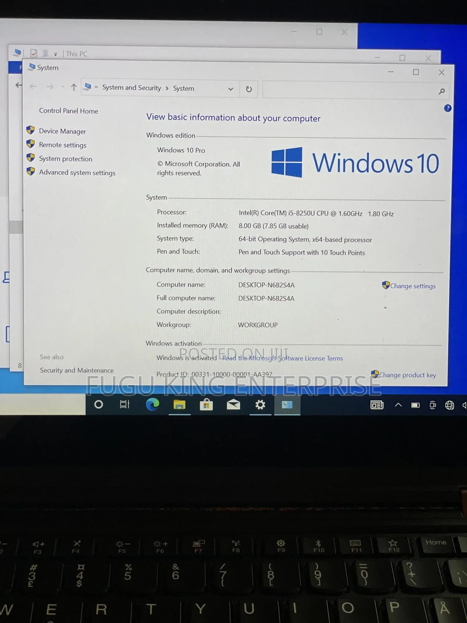 Laptop Lenovo ThinkPad X380 Yoga 8GB Intel Core I5 SSD 256GB