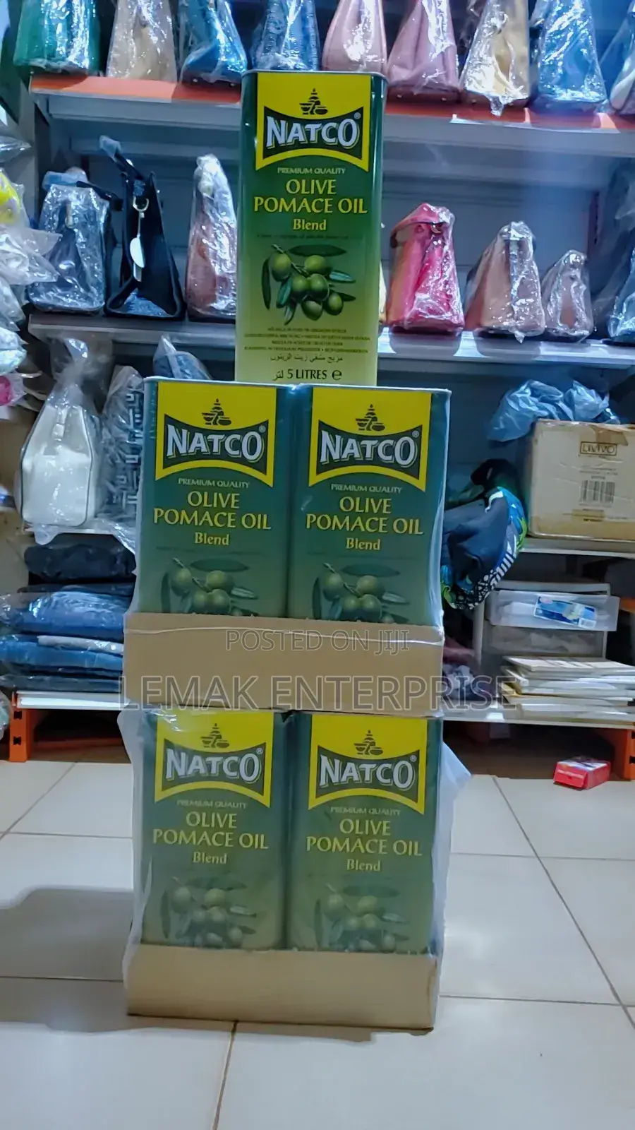 Natco Olive Oil Pomace Blend.5l From Uk