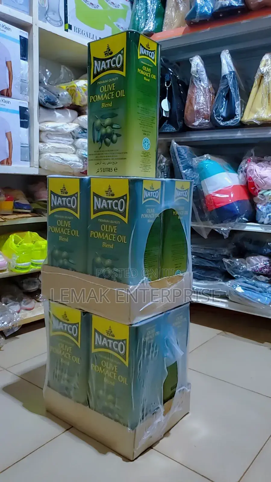 Natco Olive Oil Pomace Blend.5l From Uk