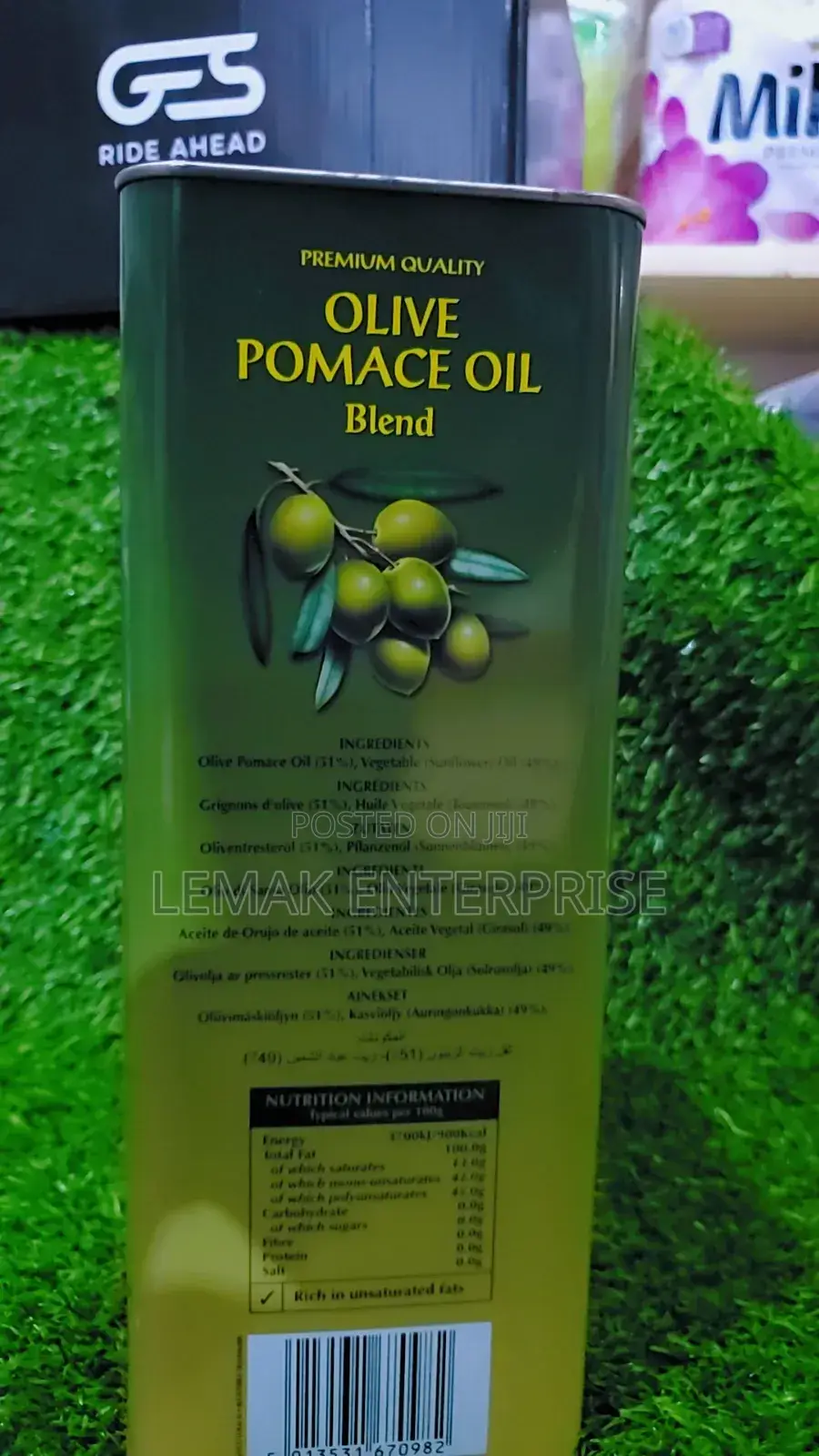 Natco Olive Oil Pomace Blend.5l From Uk