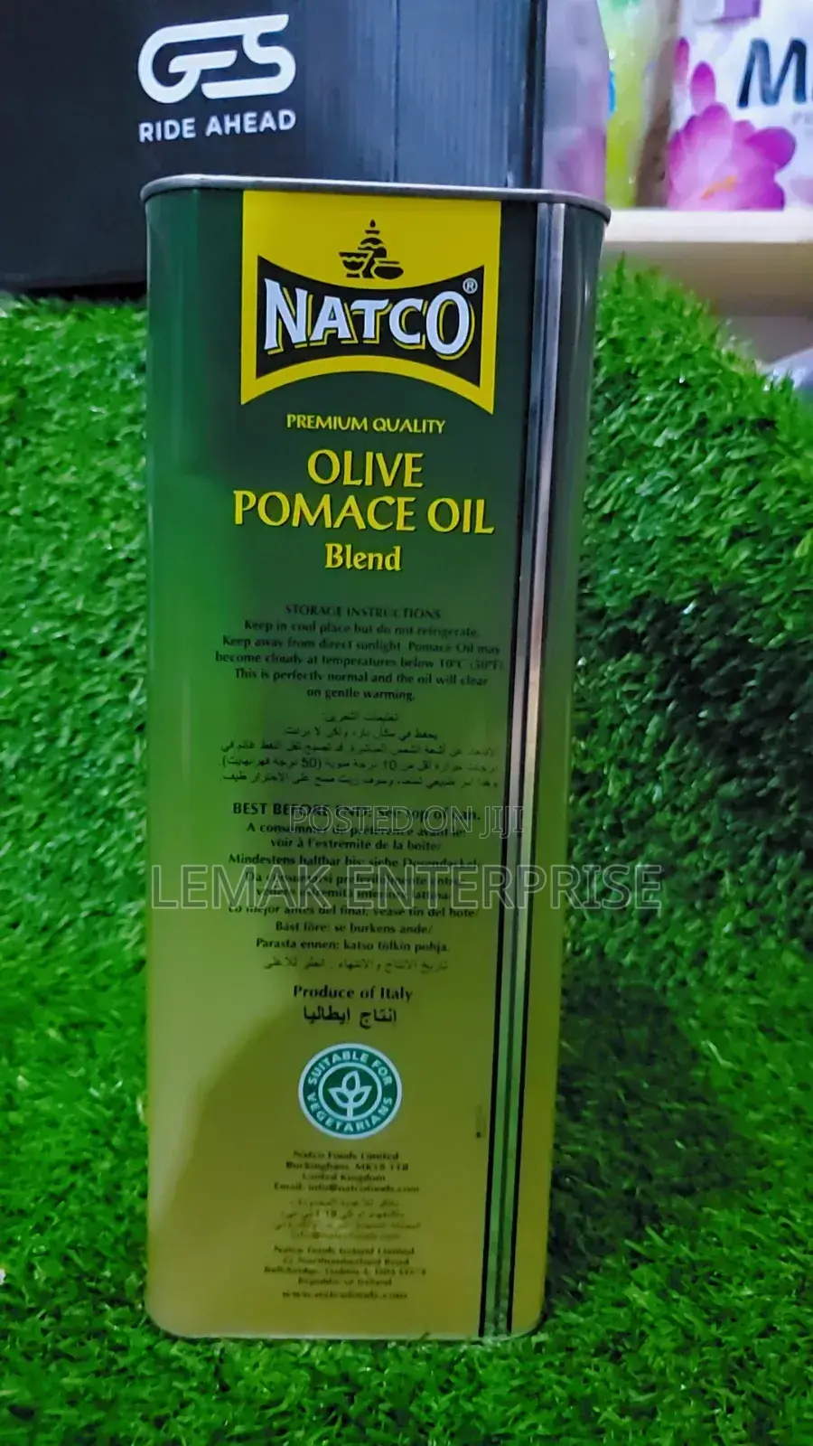 Natco Olive Oil Pomace Blend.5l From Uk