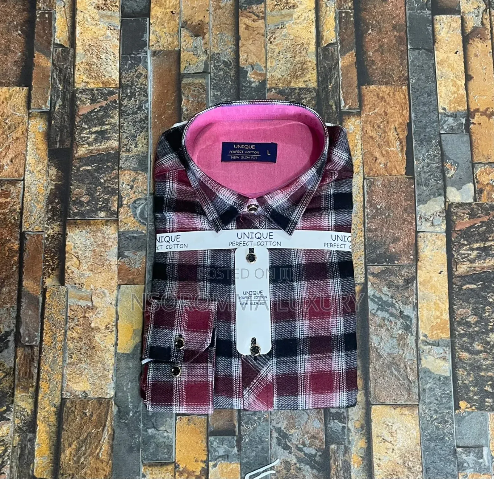 100% Cotton Men Long Sleeve Shirt