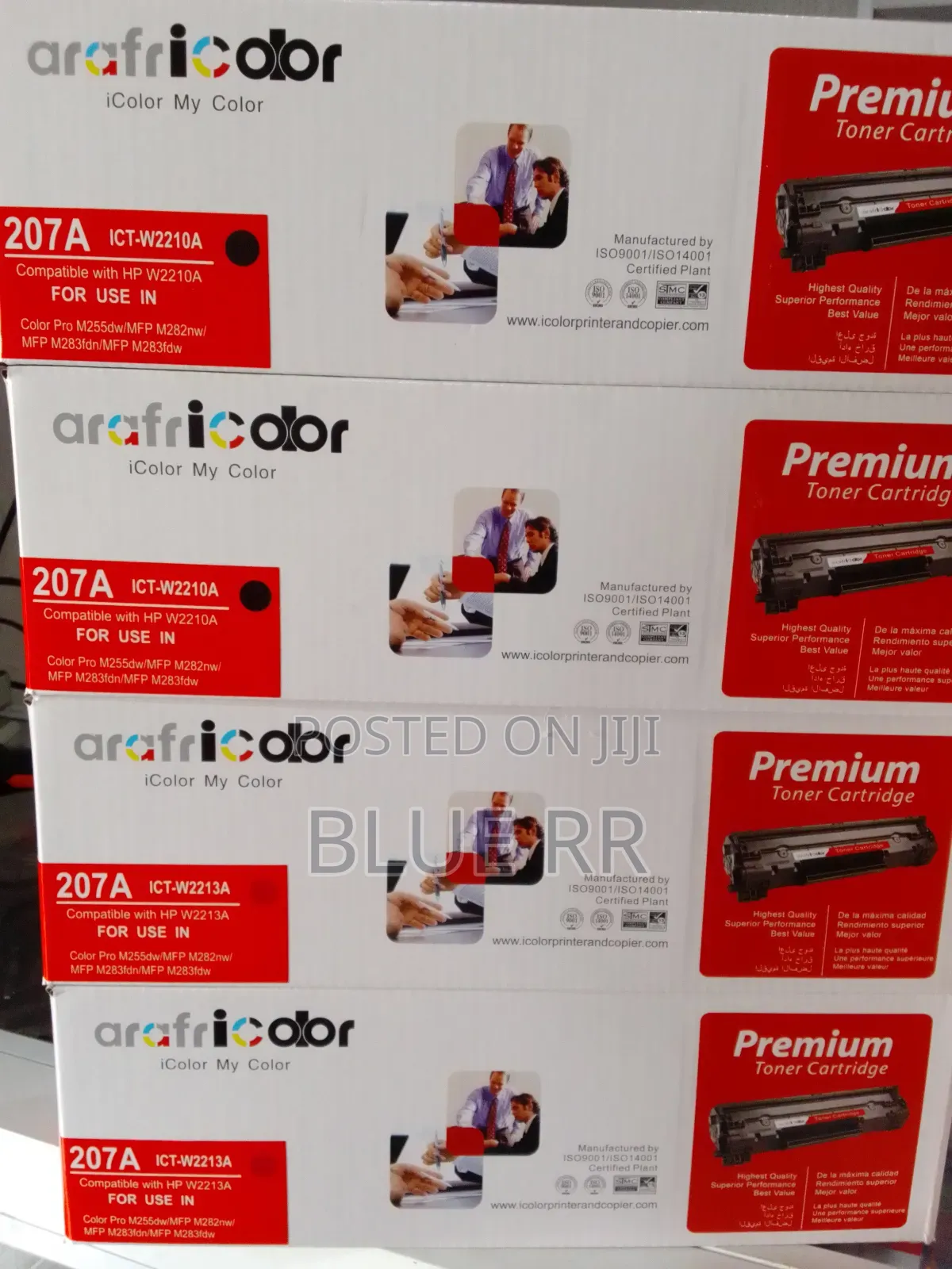 Arafricolor 207A BLK/Yellow/Magenta/Cyan Toner CARTRIDGE