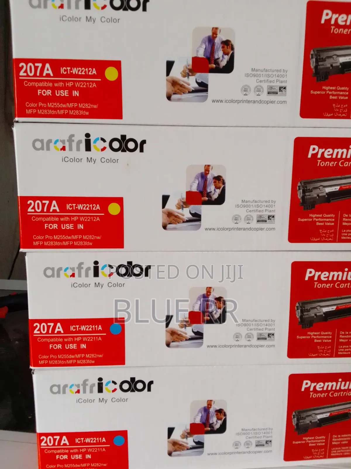 Arafricolor 207A BLK/Yellow/Magenta/Cyan Toner CARTRIDGE