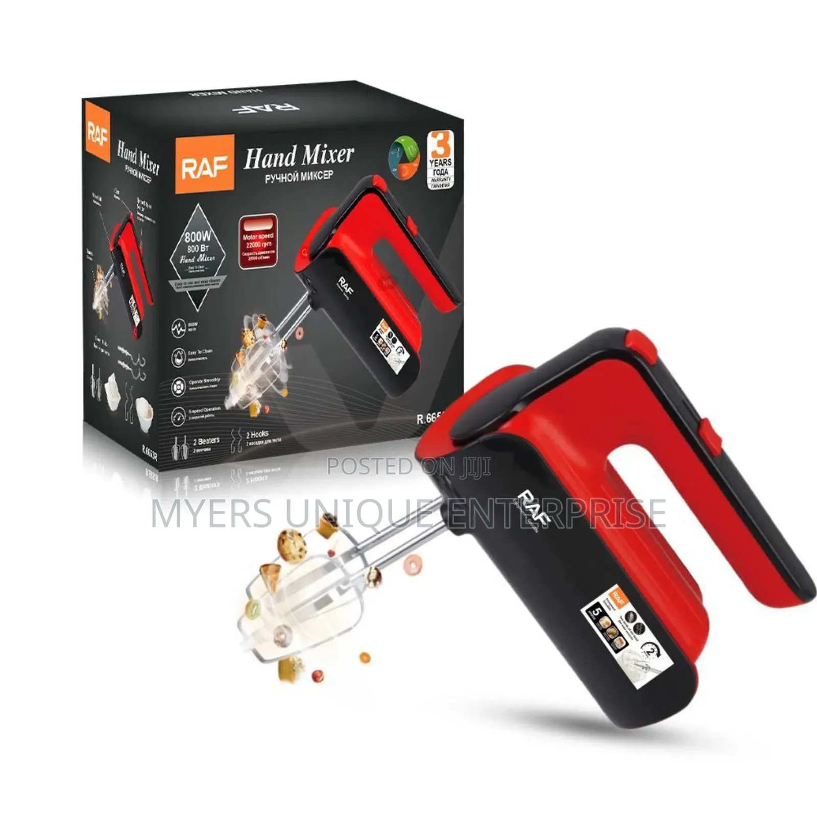 800W Hand/Cake Mixer