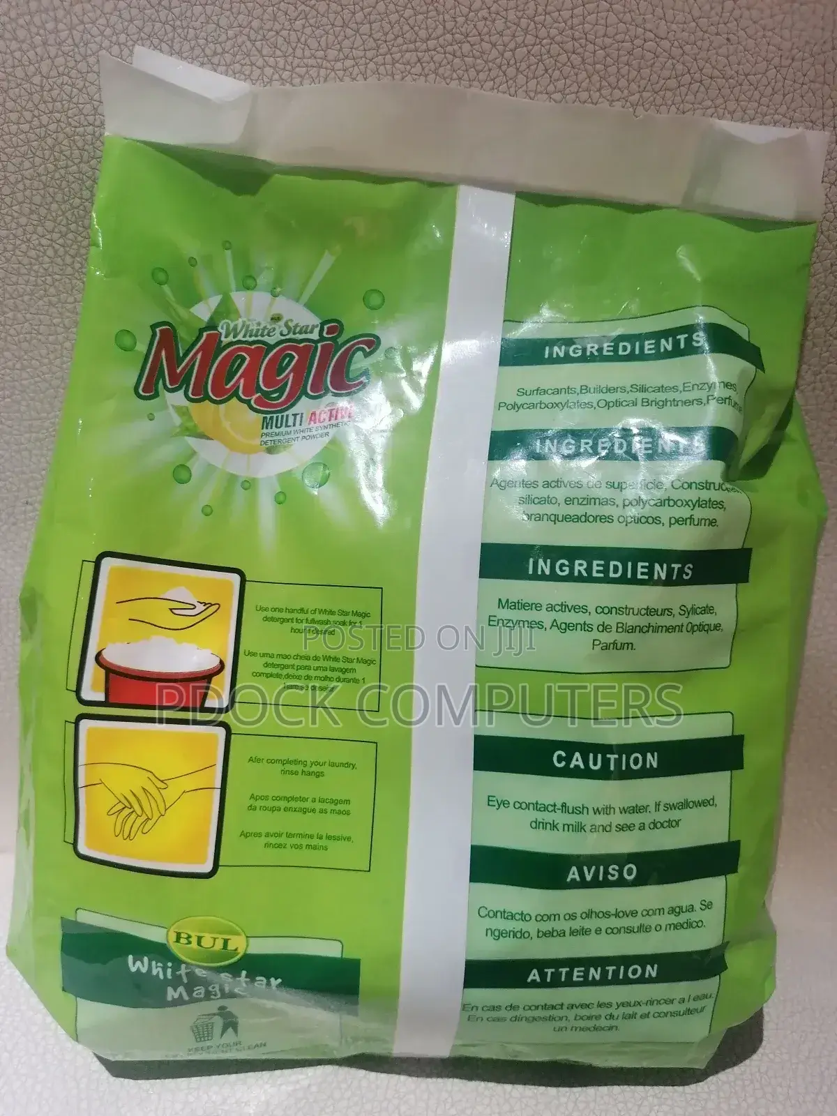 White Star Magic Foaming Detergent Washing Powder 500g