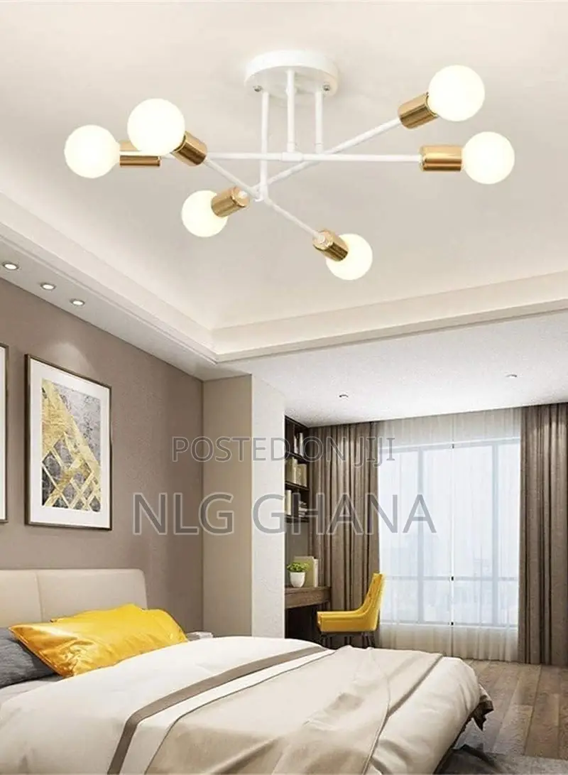 Nordic Chandelier Lamp Holder for Living Room Bedroom (D27.6