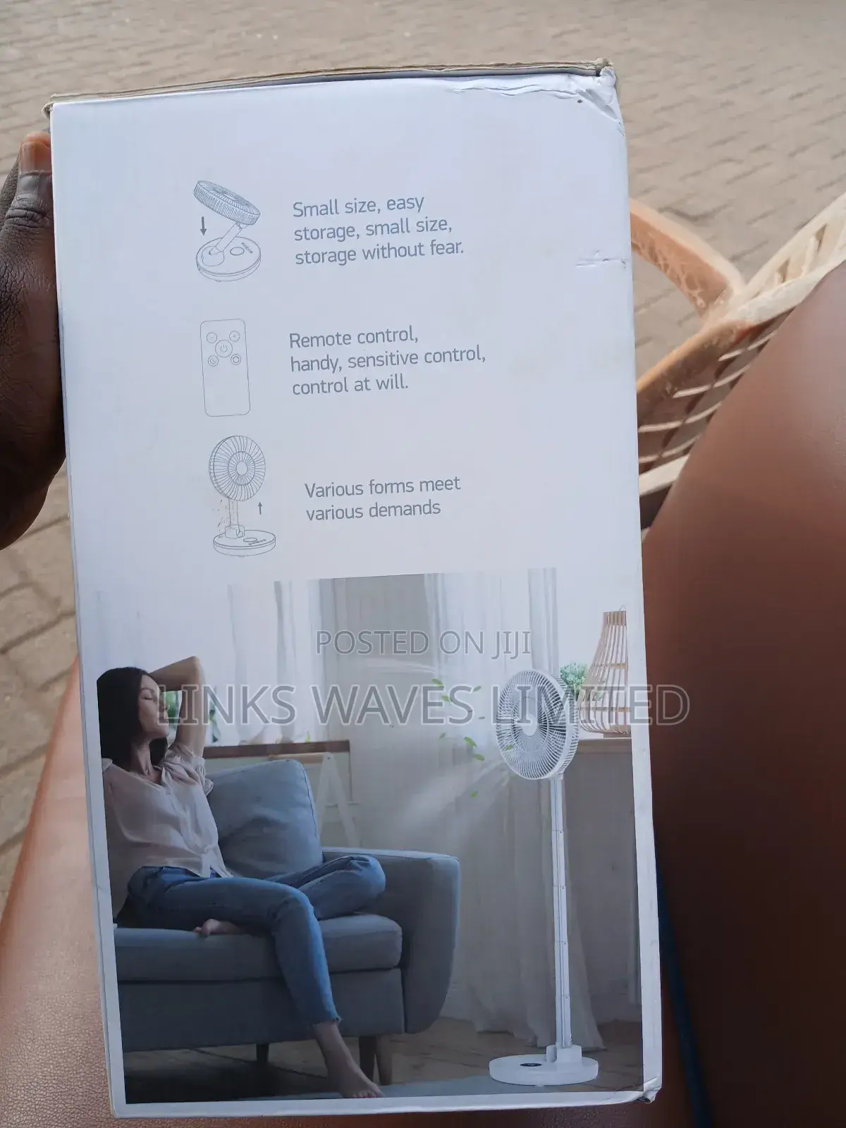 Folding Telescopic Electric Fan