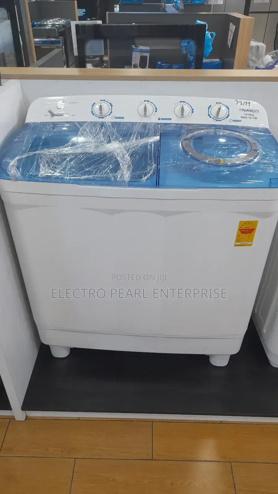 Nasco 15kg Semi-Automatic Washing Machine