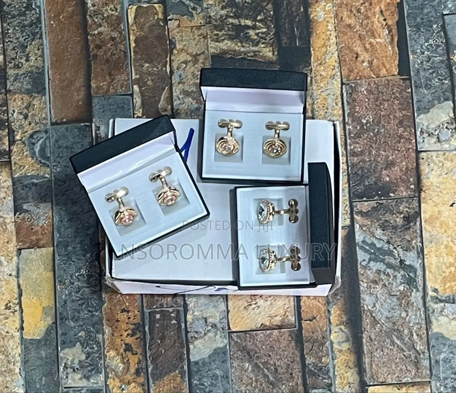 Gold Cufflink for Big Men