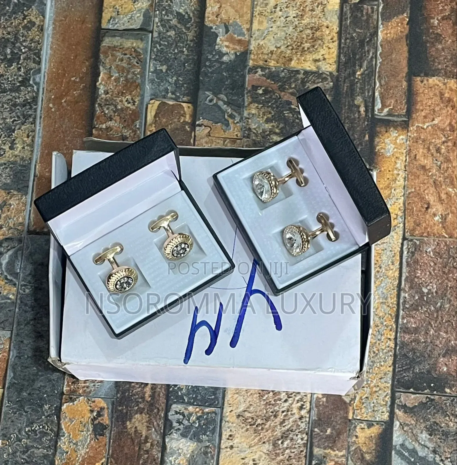 Gold Cufflink for Big Men