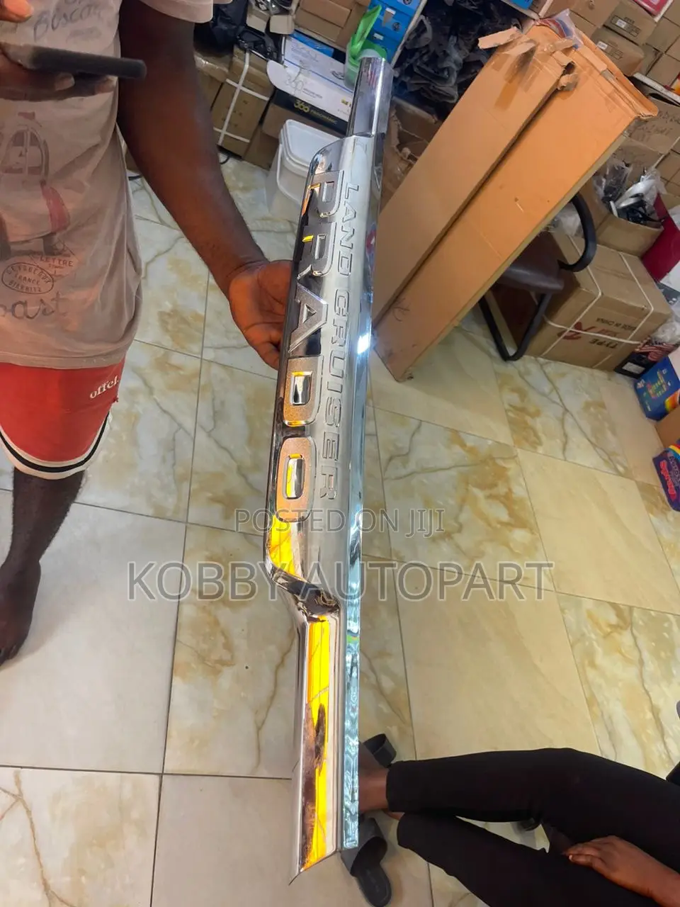 Land Cruiser Bumper Chrome With Spoiler