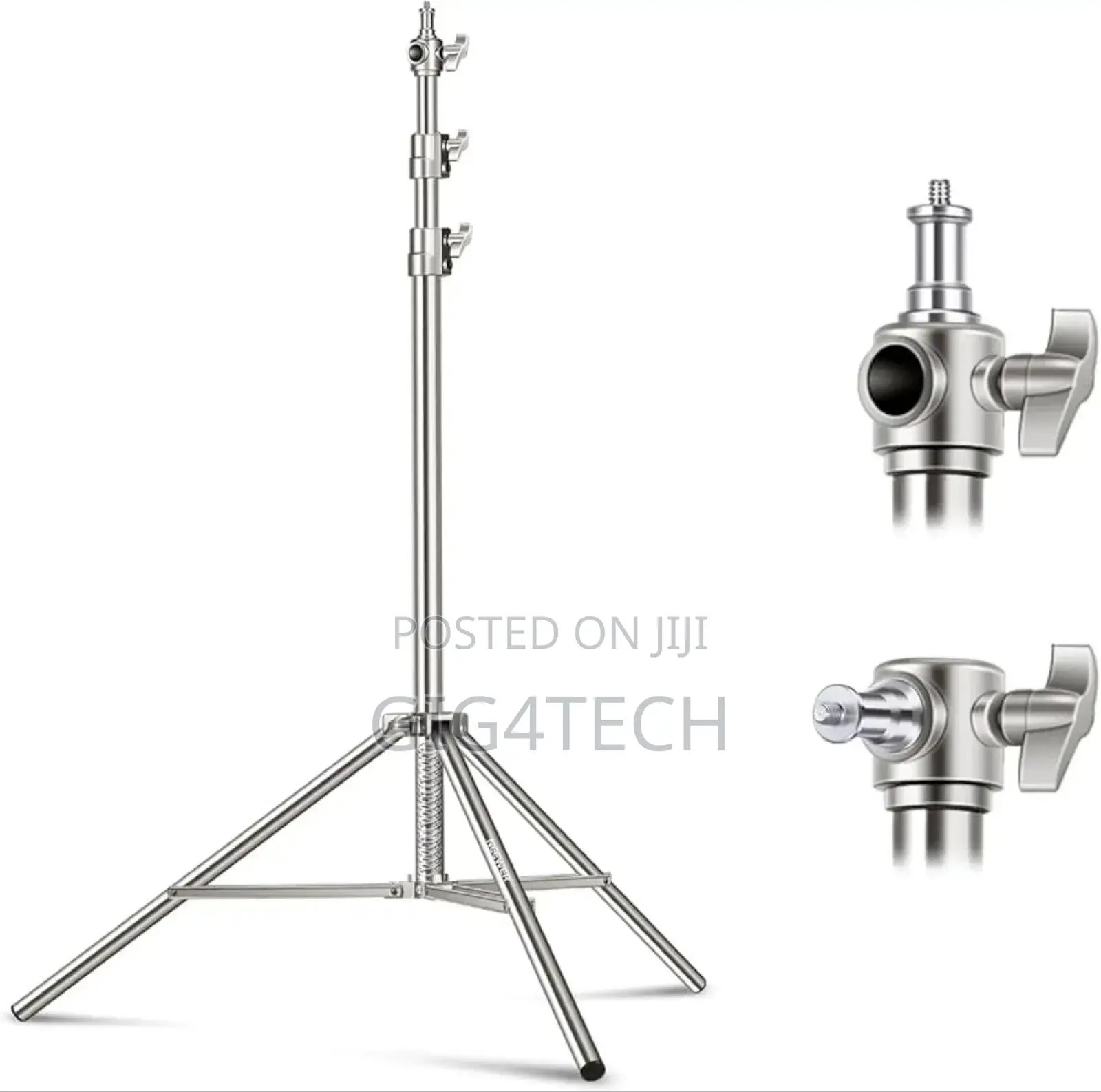 Heavy Duty Silver Light Stand