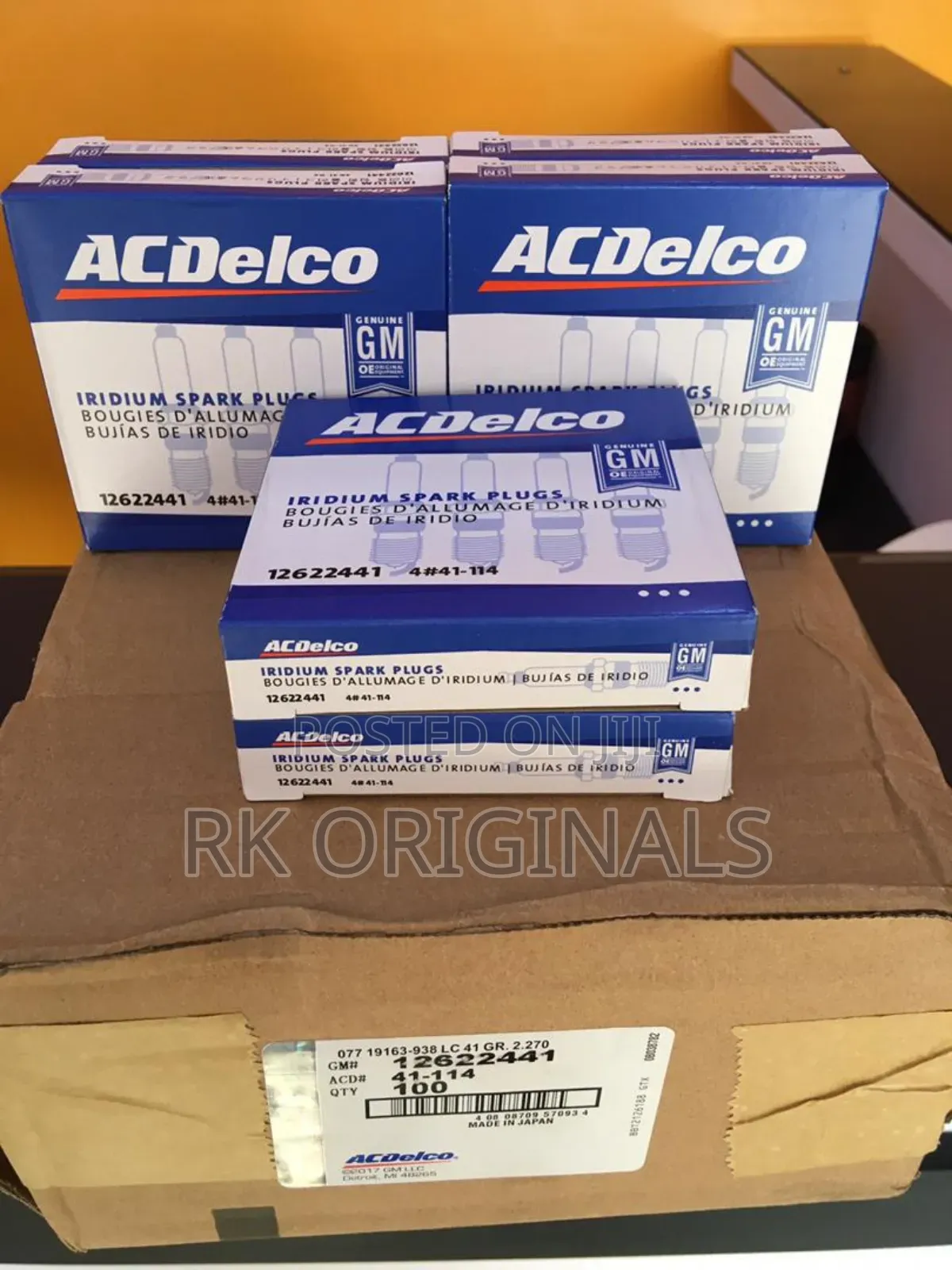 Escalade, Tahoe 20-23 ×4pcs Ac Delco #41-114 Spark Plugs From Usa