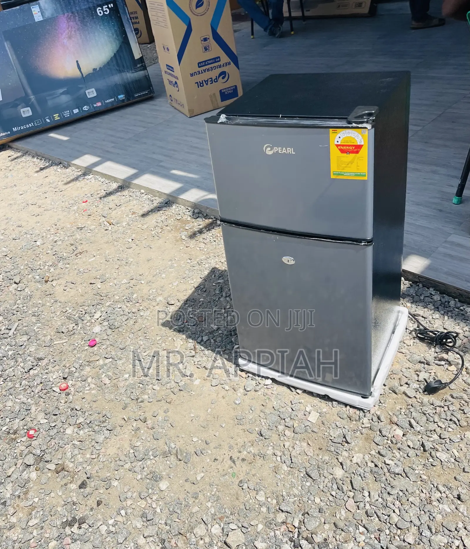 Manual Defrost Pearl Pf-100lf-25y Table Top Electric Fridge
