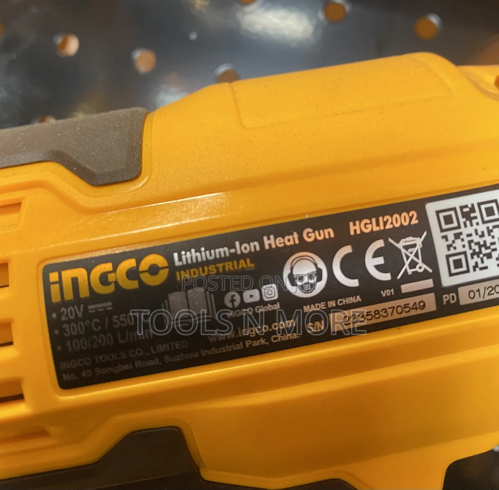 INGCO 20V Cordless Heat Gun