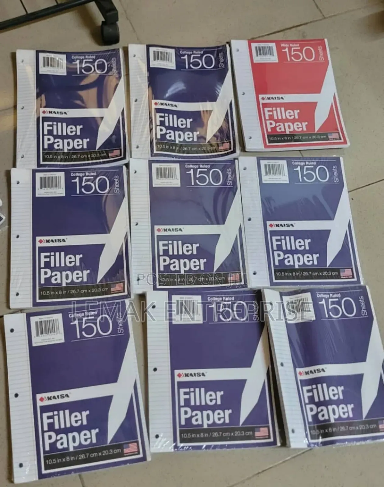 Paper 150 Sheets . Loose Leaf