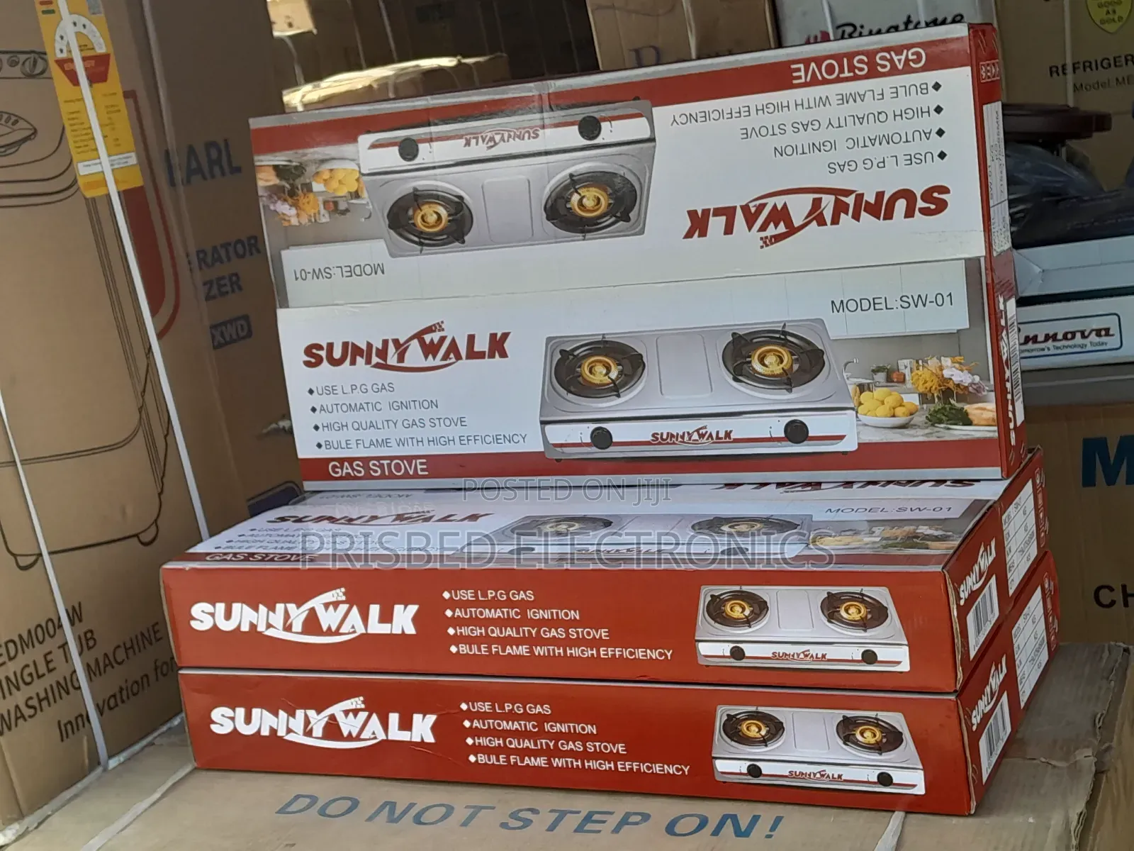 Sunny Walk 2 Burner Automatic Gas Stove