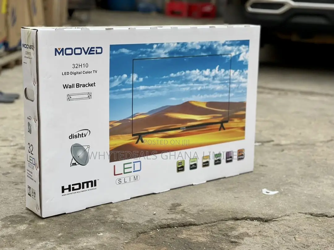 3-years Warranty| Mooved 32” Led Tv| In-built Satellite| Full Hd| 2025