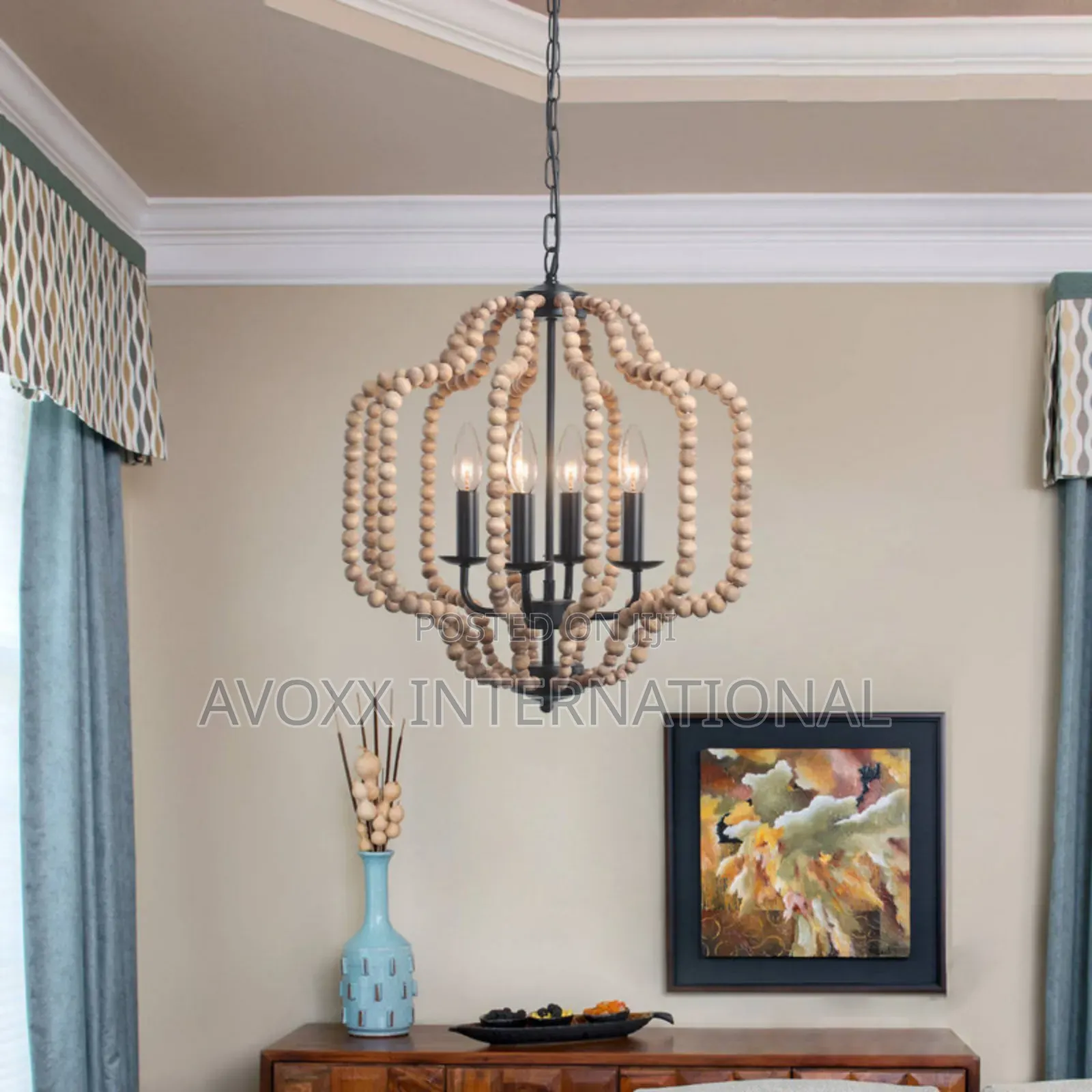 Marie-Lucie 4 - Light Dimmable Geometric Chandelier