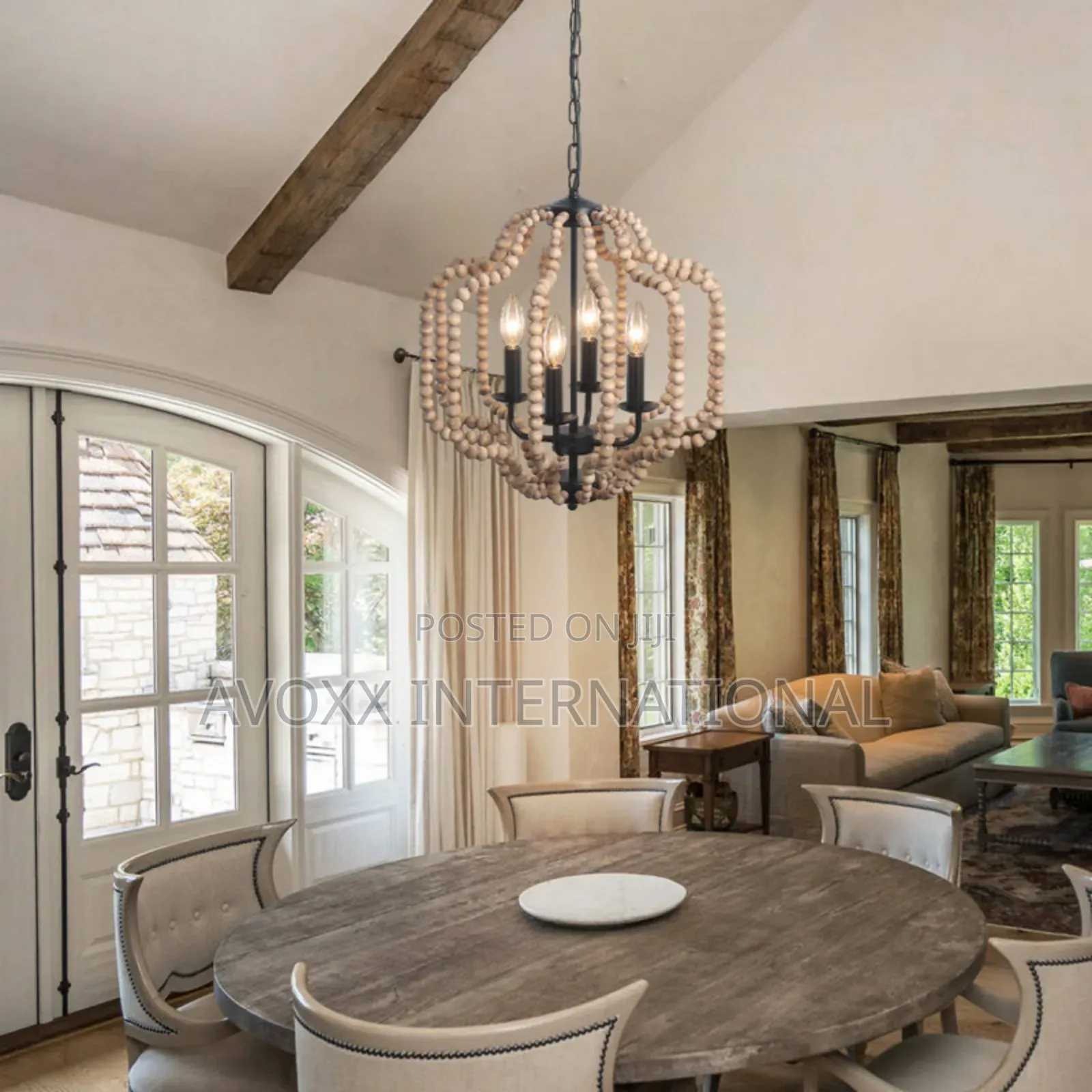 Marie-Lucie 4 - Light Dimmable Geometric Chandelier
