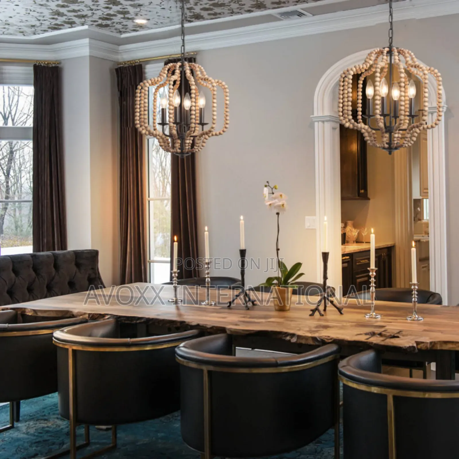 Marie-Lucie 4 - Light Dimmable Geometric Chandelier