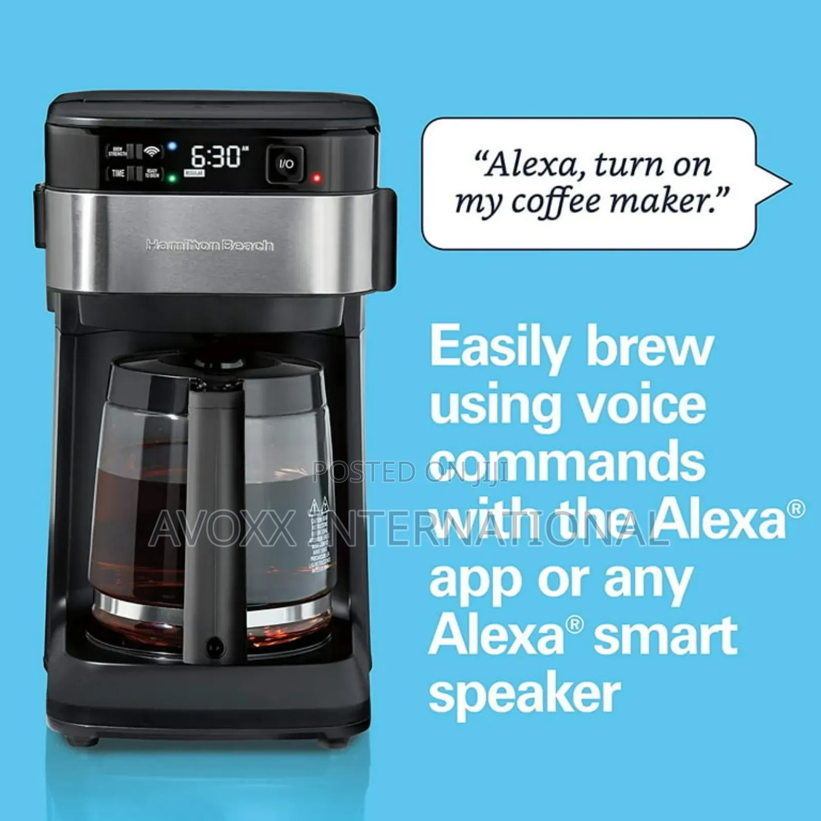 Hamilton Beach Programmable Coffee Maker, 12 Cups, 46310)
