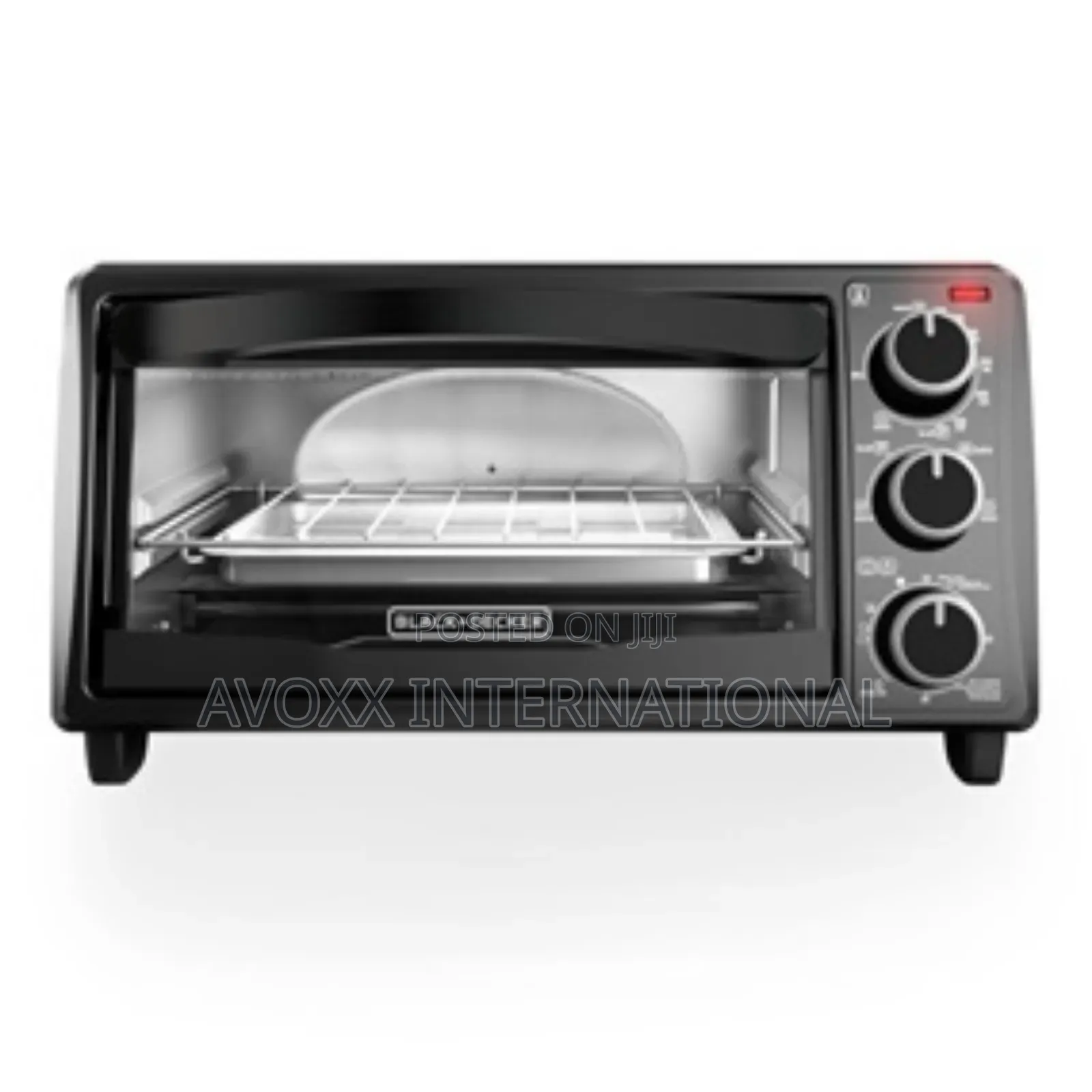 Black Decker 4-Slice Toaster Oven, Black, TO1313B
