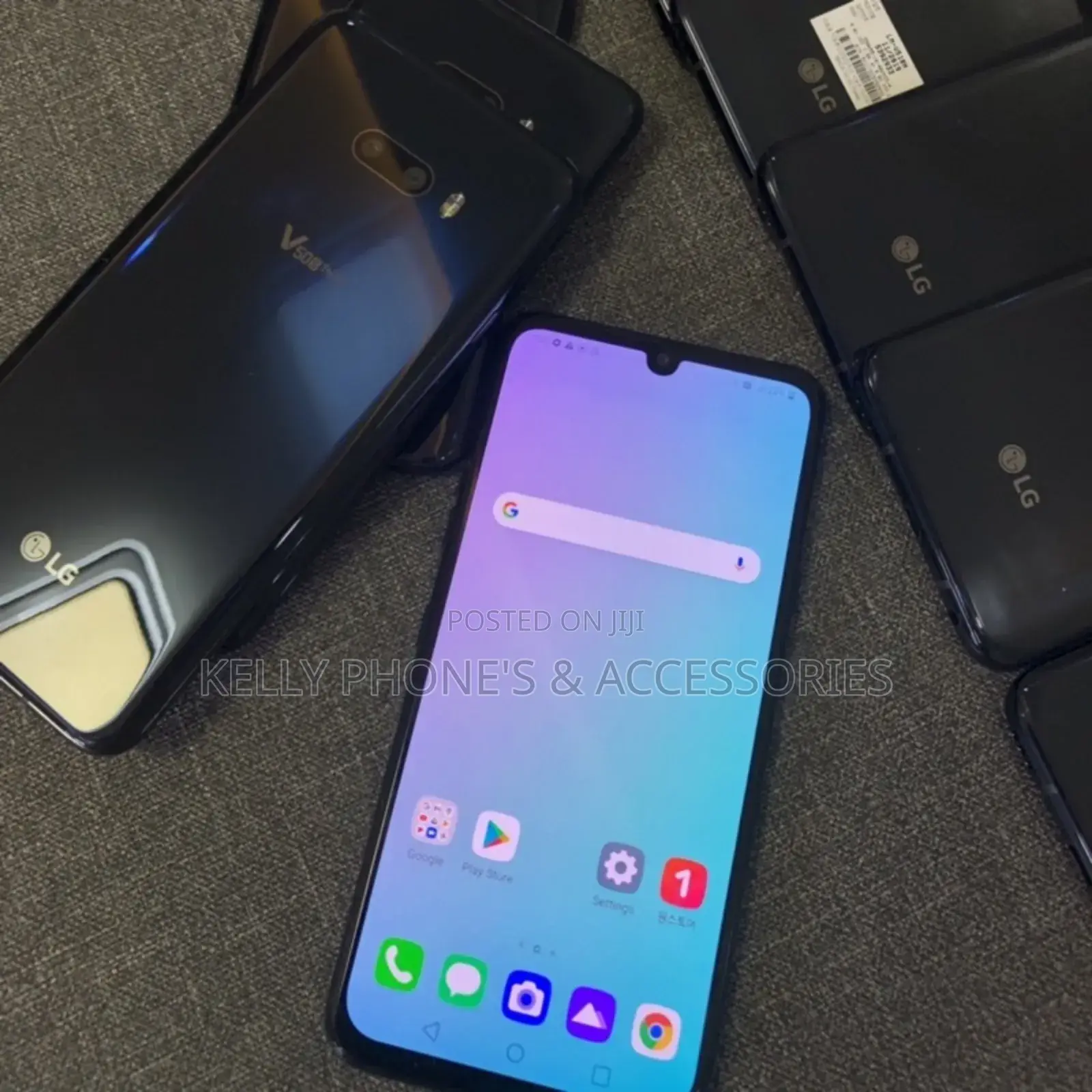 New LG V50S Thinq 256 GB Black