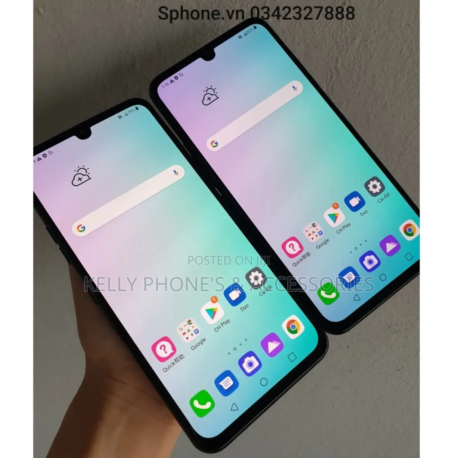 New LG V50S Thinq 256 GB Black