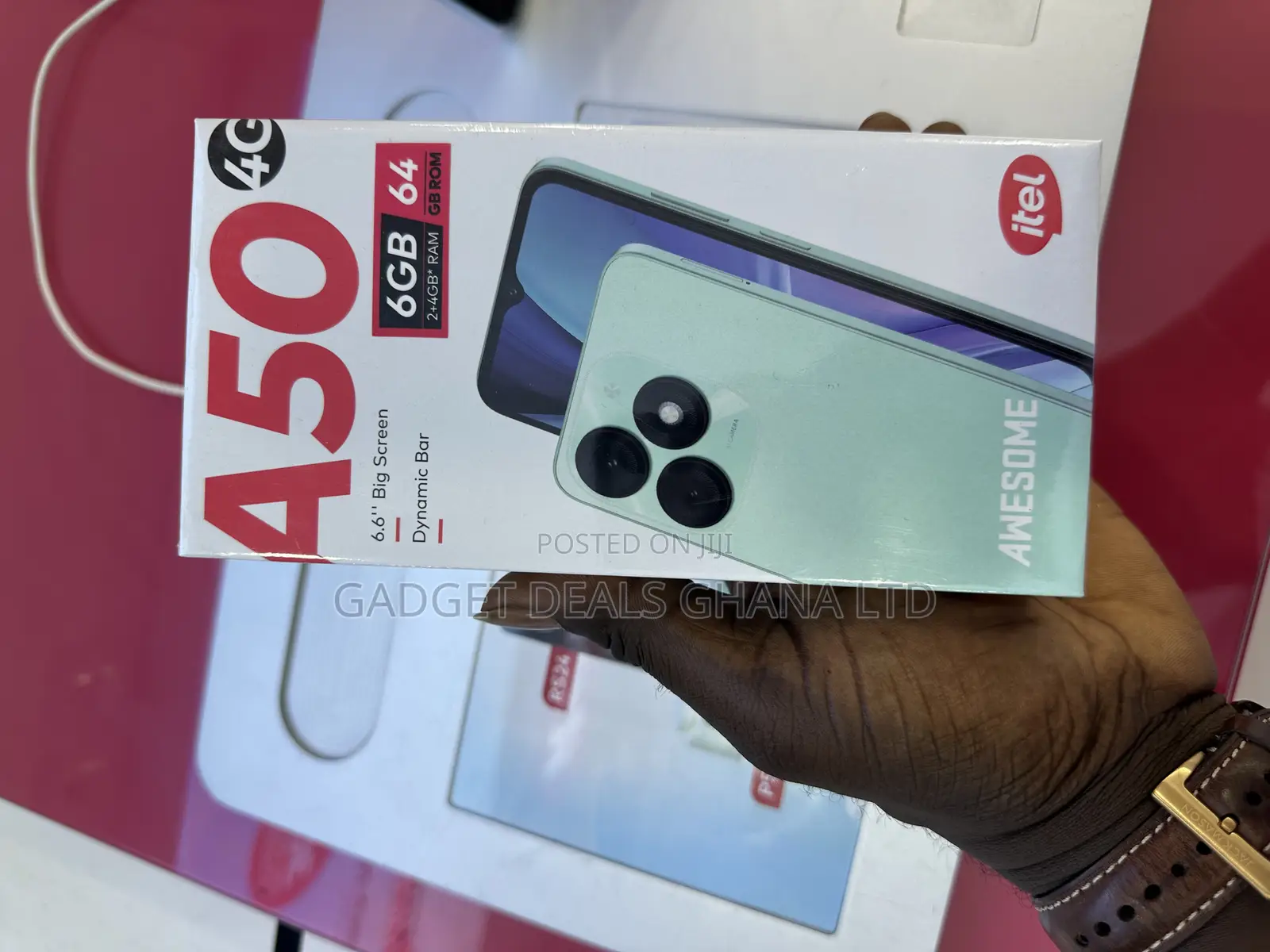 New Itel A50 128 GB Black