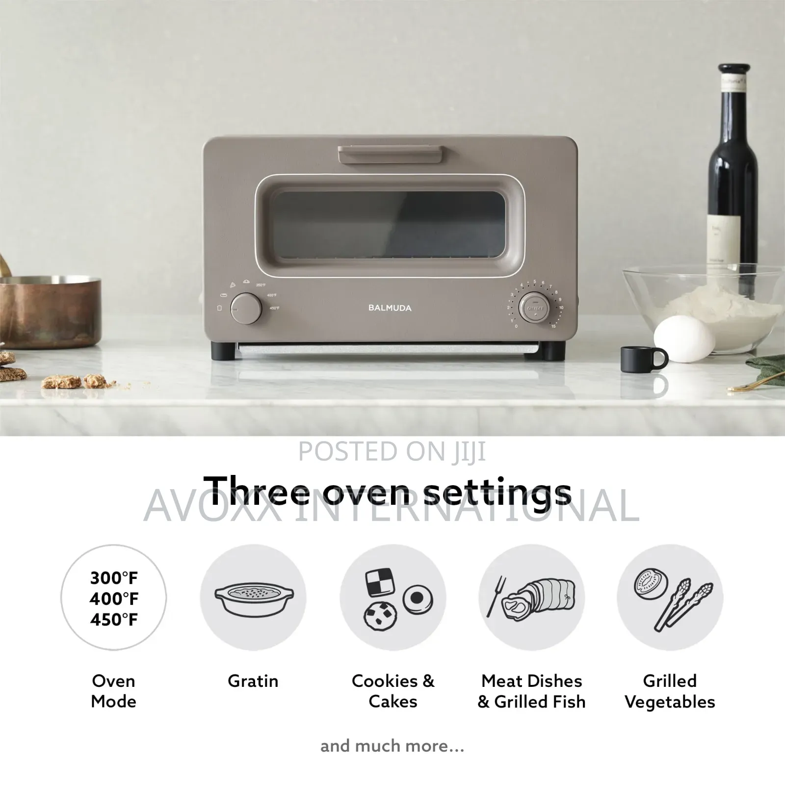 BALMUDA the Toaster | Steam Oven Toaster | 5 Cooking Modes