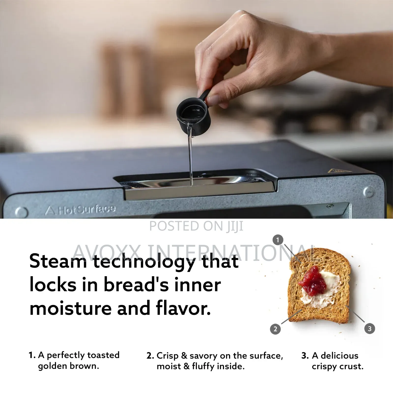 BALMUDA the Toaster | Steam Oven Toaster | 5 Cooking Modes