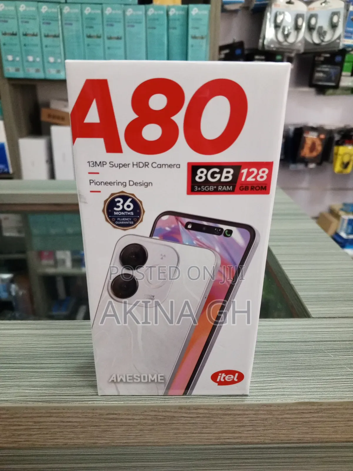 New Itel A80 128 GB Blue