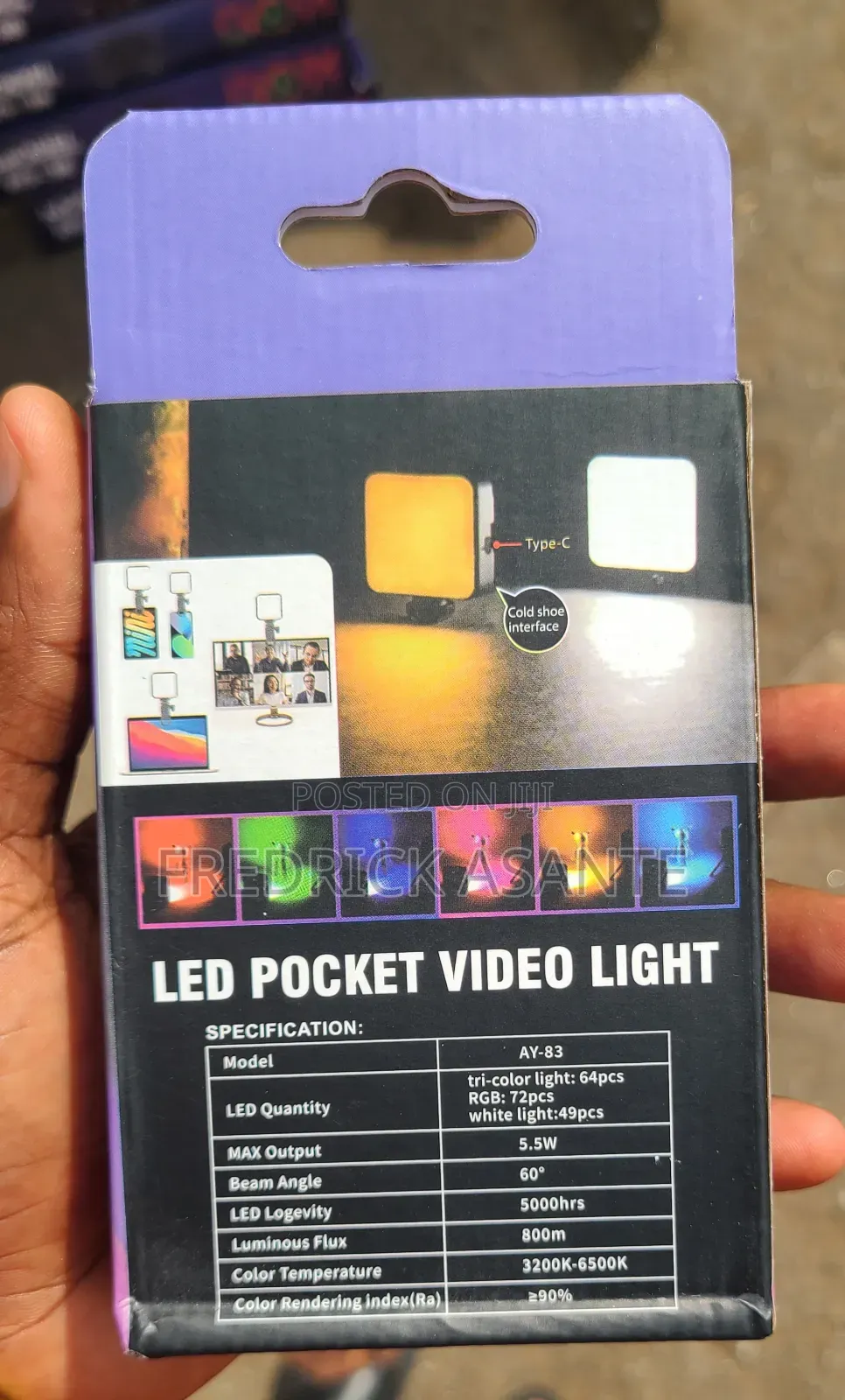 Led Pocket Video Light
