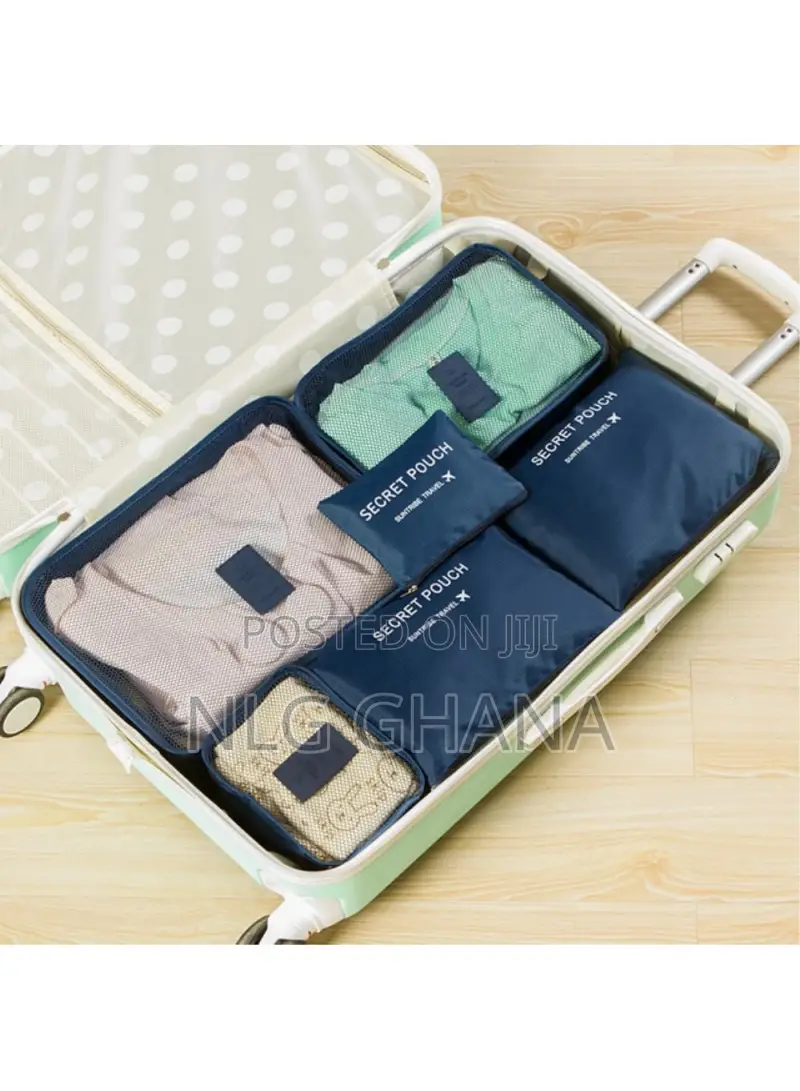 6pcs/Set Travel Storage Bag Clothes Tidy Luggage Ghx4958