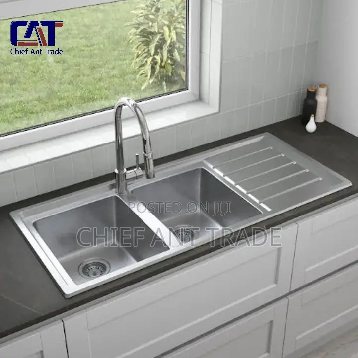 Sliver Kitchen Sink (12050-2ls) Double