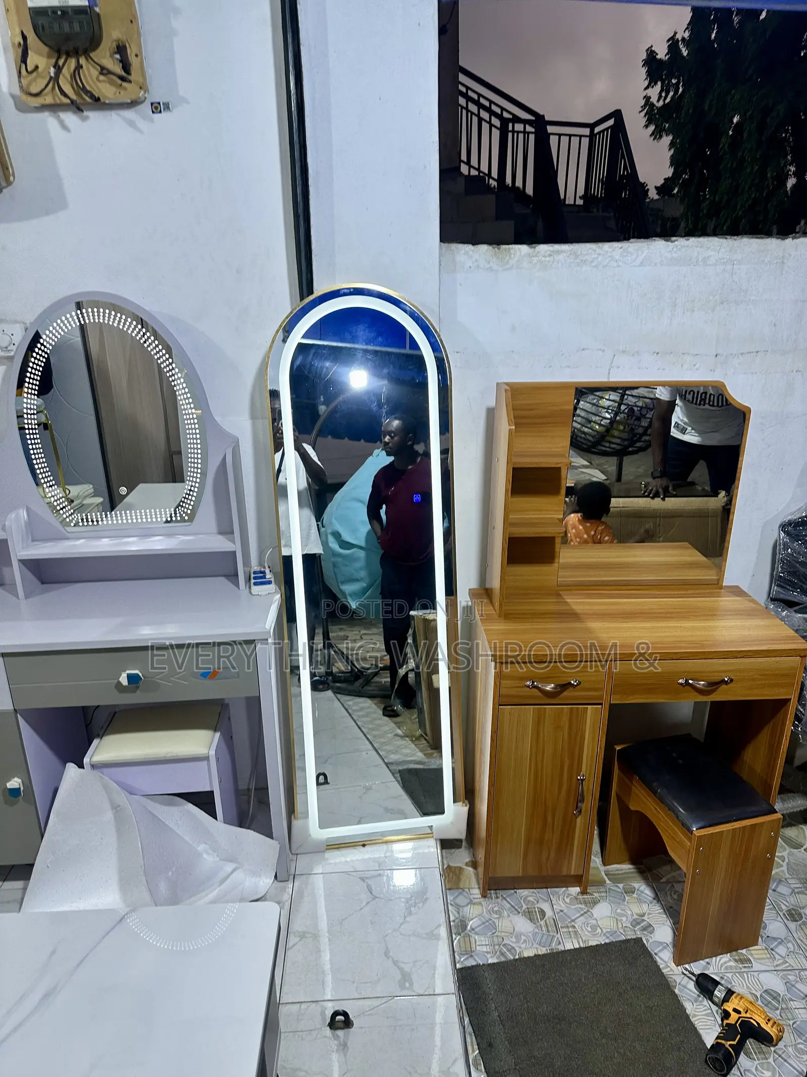 Long LED Mirror_high Grade Glass Mirror_led Mirror