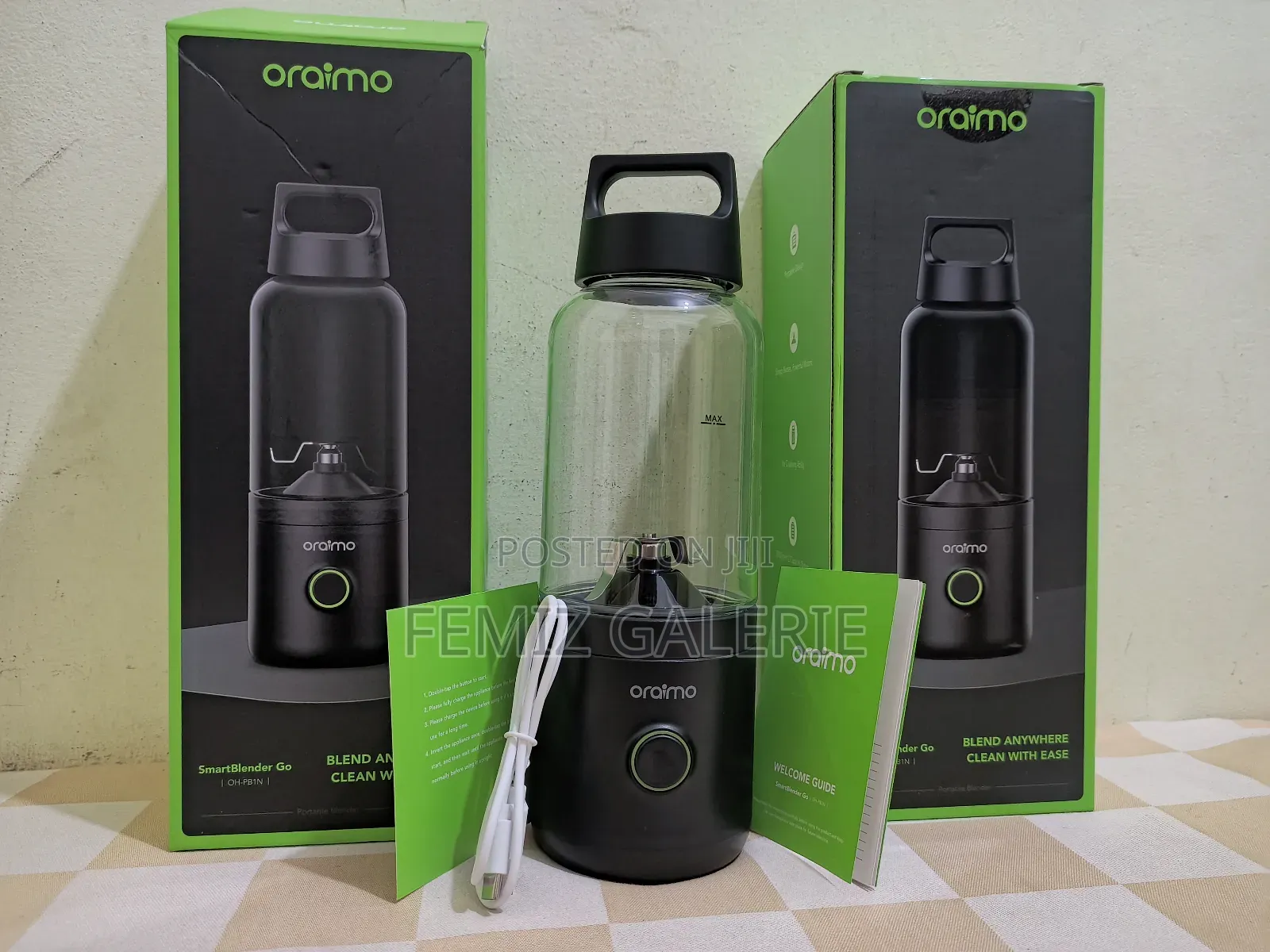 Oraimo Smart Blender Go 500ml Portable Blender