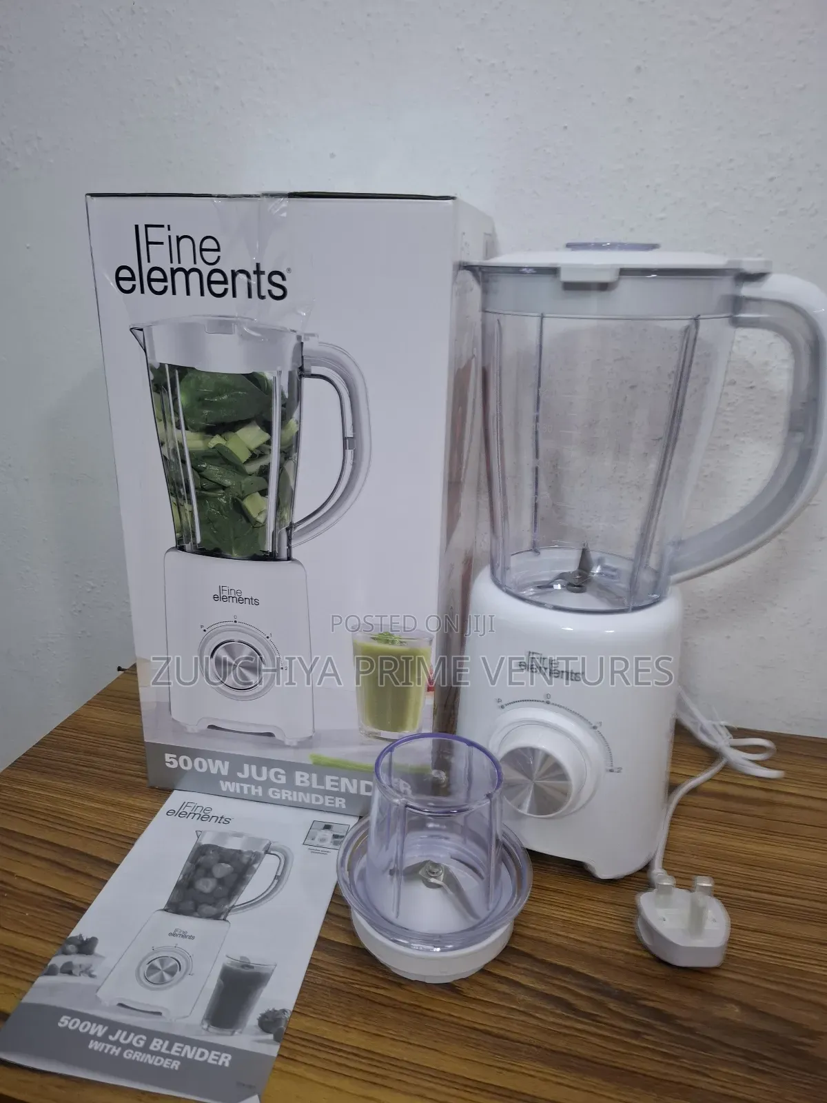 Fine Elements Plastic Blender With Grinder From Uk