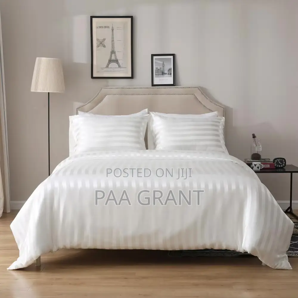 Hotel Bedding Stripped Combo( 2 Bedsheets, 4 Pillows Cases