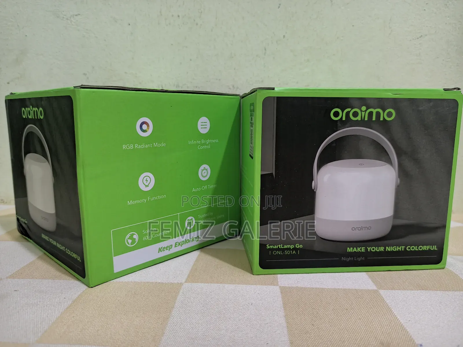 Oraimo Smart Lamp Go 4.5w RGB Night Light