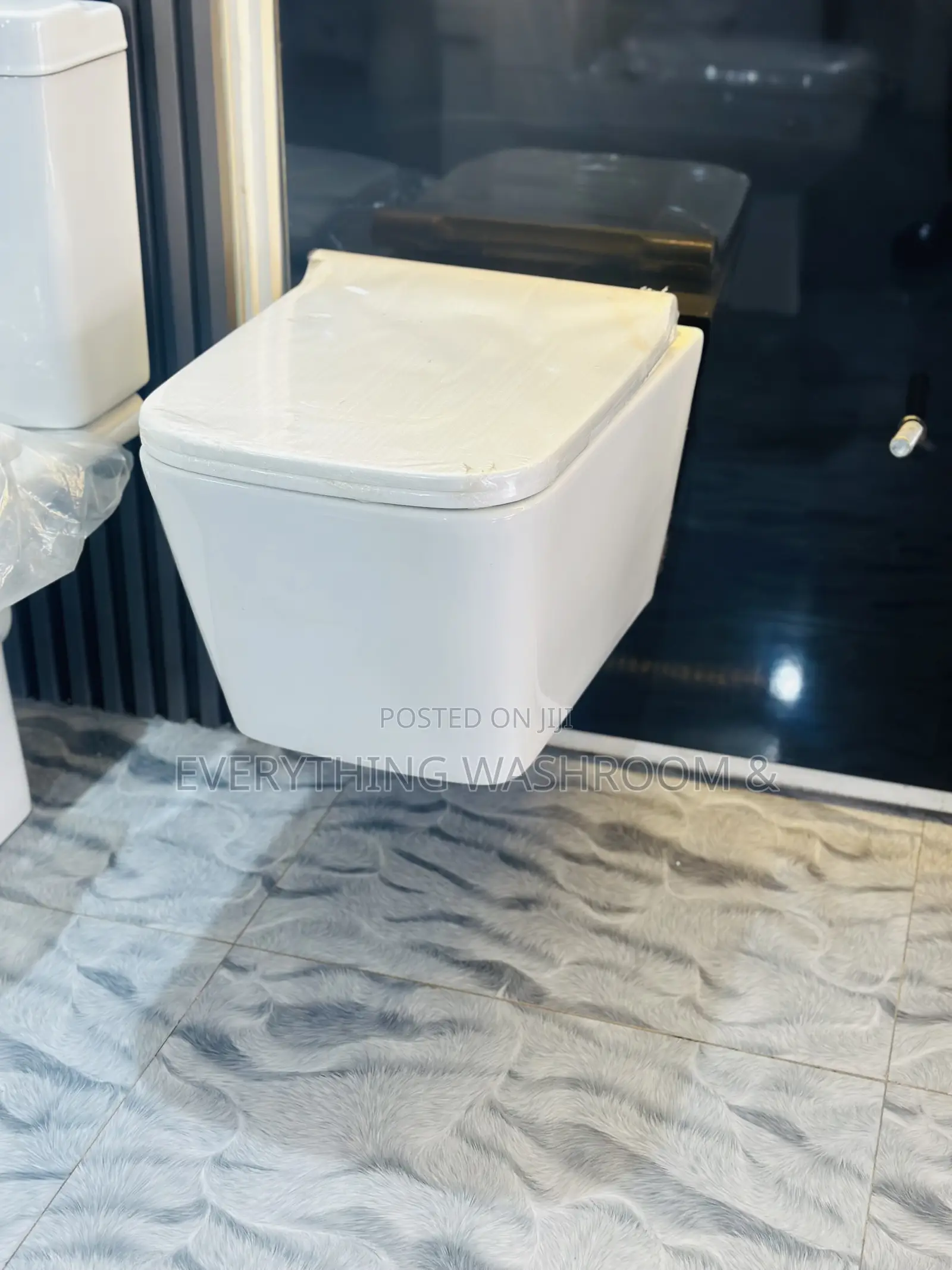 Concealed WC White Color_ Wall Hung Water Closet