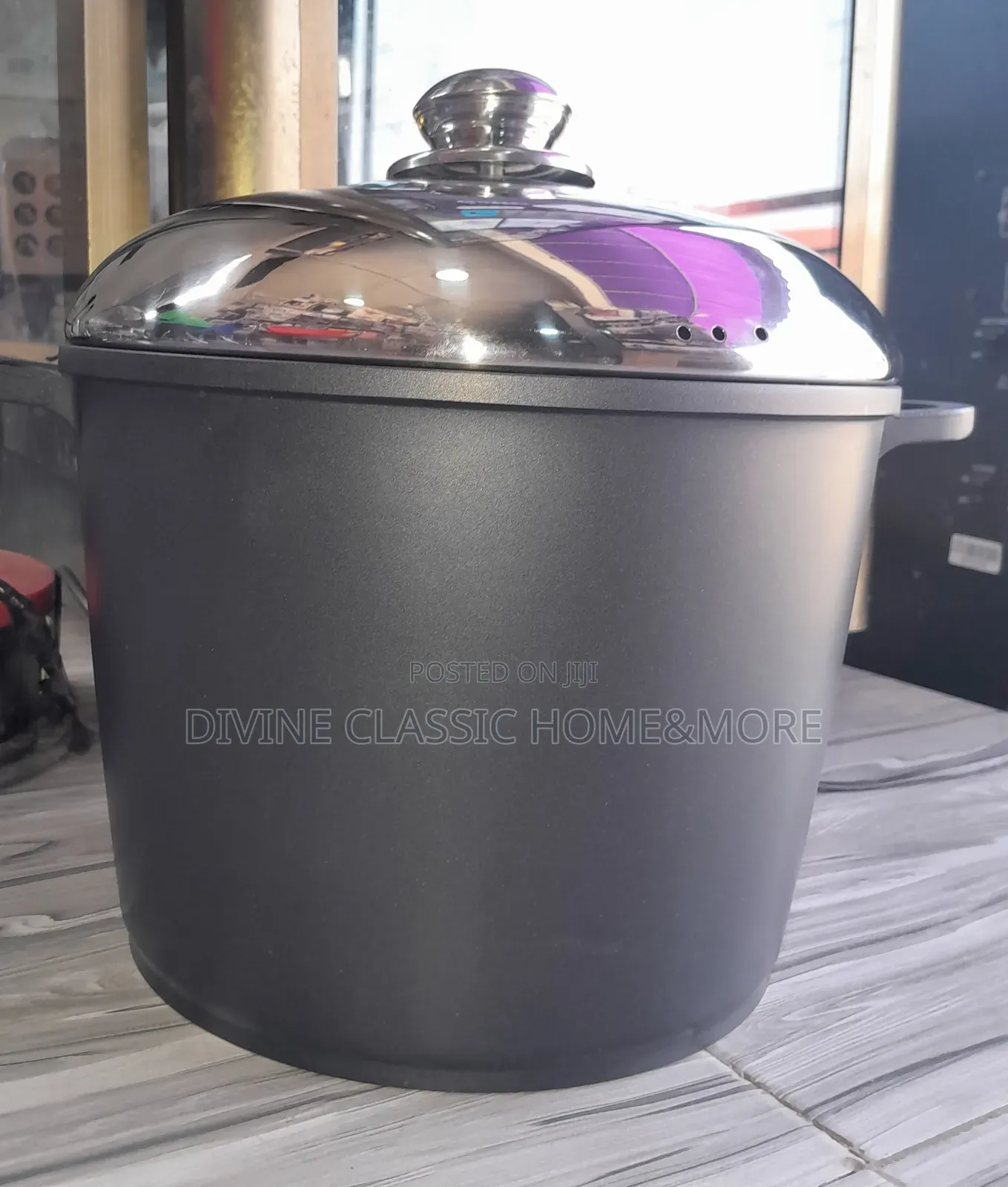 10lit Cooking Pot With Glass Lid