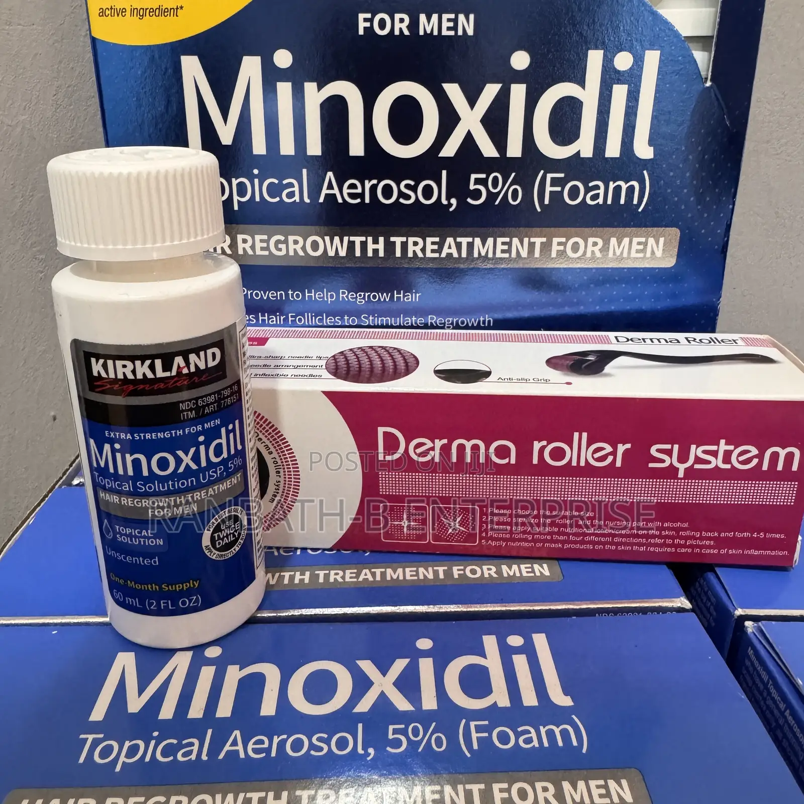 Kirkland Oil and Derma Roller Combo