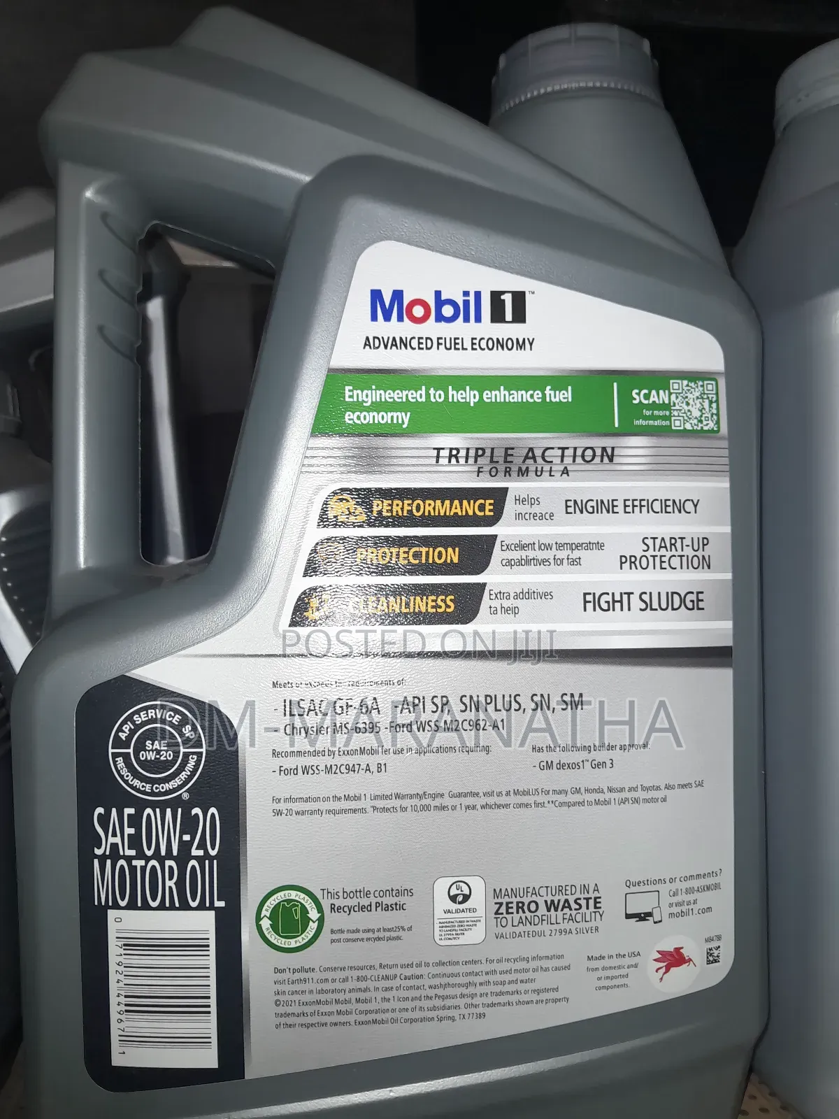 Hybrid 0w-20 Mobil 1 Adivanced Full Synthetic