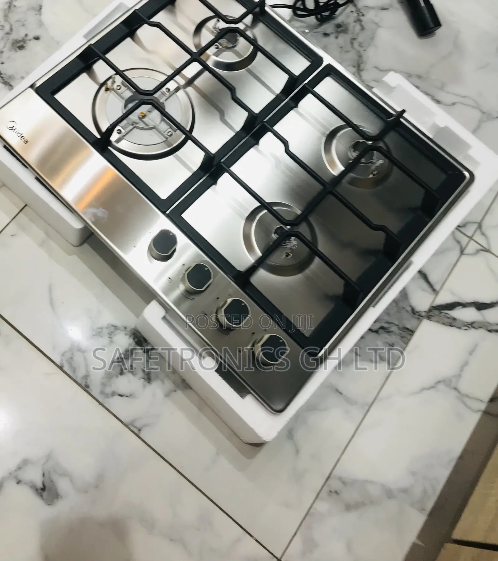 High Efficient 4 Gas Cooker Hobs 60G50ME Midea Gray