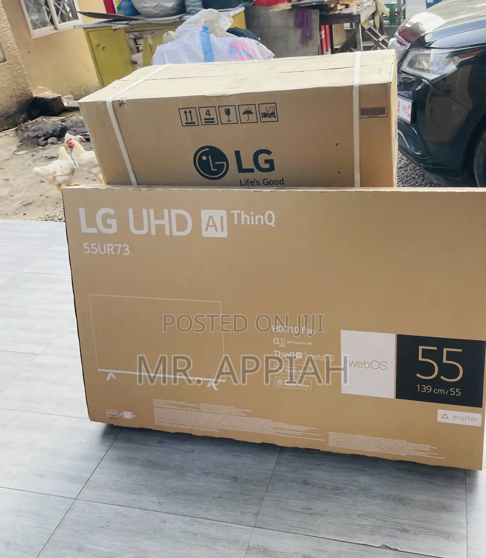 55 Inch Uhd Smart Lg55ur73 Televisionwith Remote Control